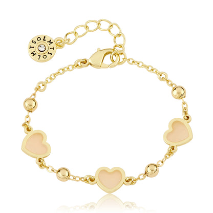 Stained Glass Heart Bracelet